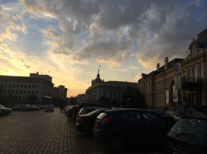 View down the street