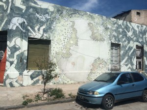 Blu likes to paint sending a message that is open to interpretation 